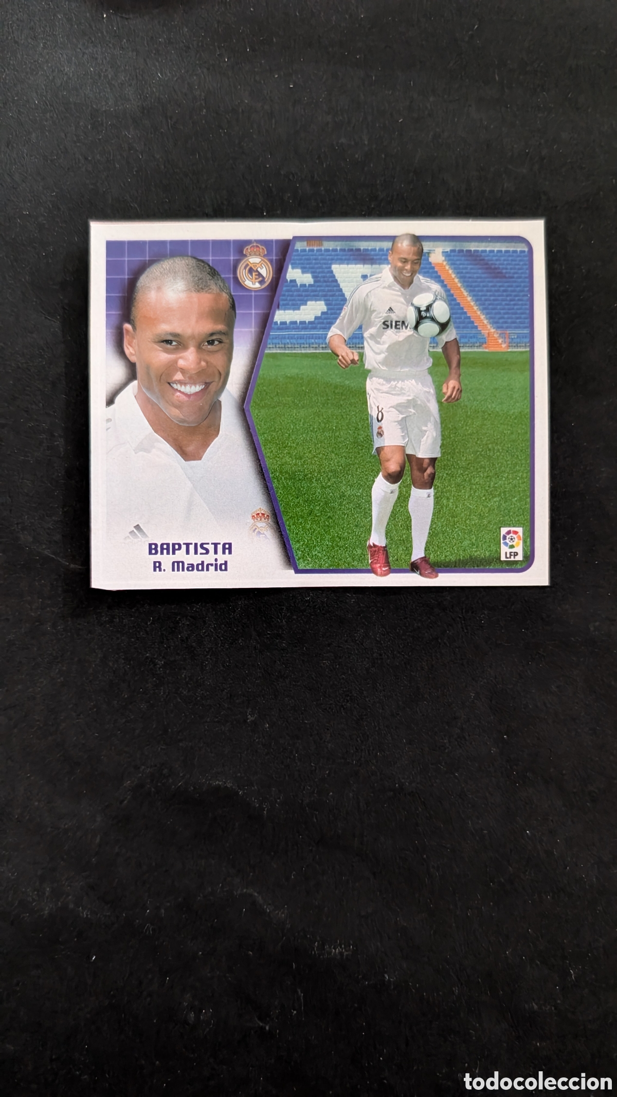 Figurine di Calcio: BAPTSITA REAL MADRID FICHAJE 19 LIGA ESTE 2005/06 05 06 RECORTADO
