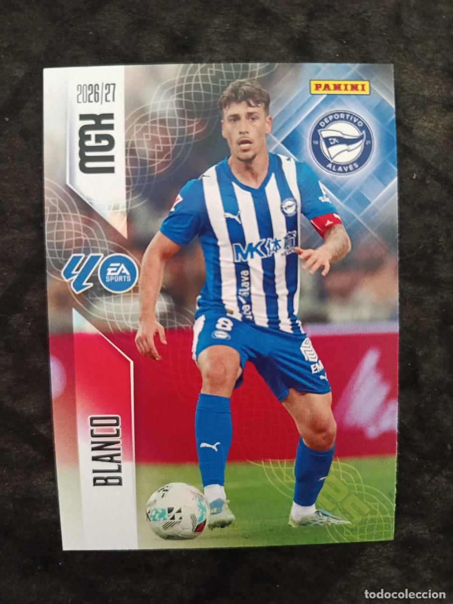 Figurine di Calcio: MGK 2026/27 MEGACRACKS PANINI. #28 BLANCO. DEPORTIVO ALAVES.