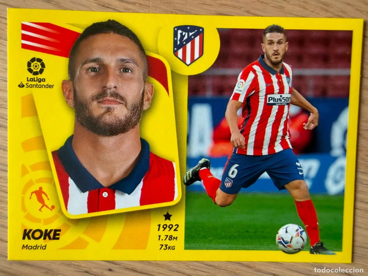 Figurine di Calcio: 12 KOKE ATLETICO MADRID 21 22 2021 2022 LIGA SANTANDER COLECCIONES ESTE SIN PEGAR STICKER