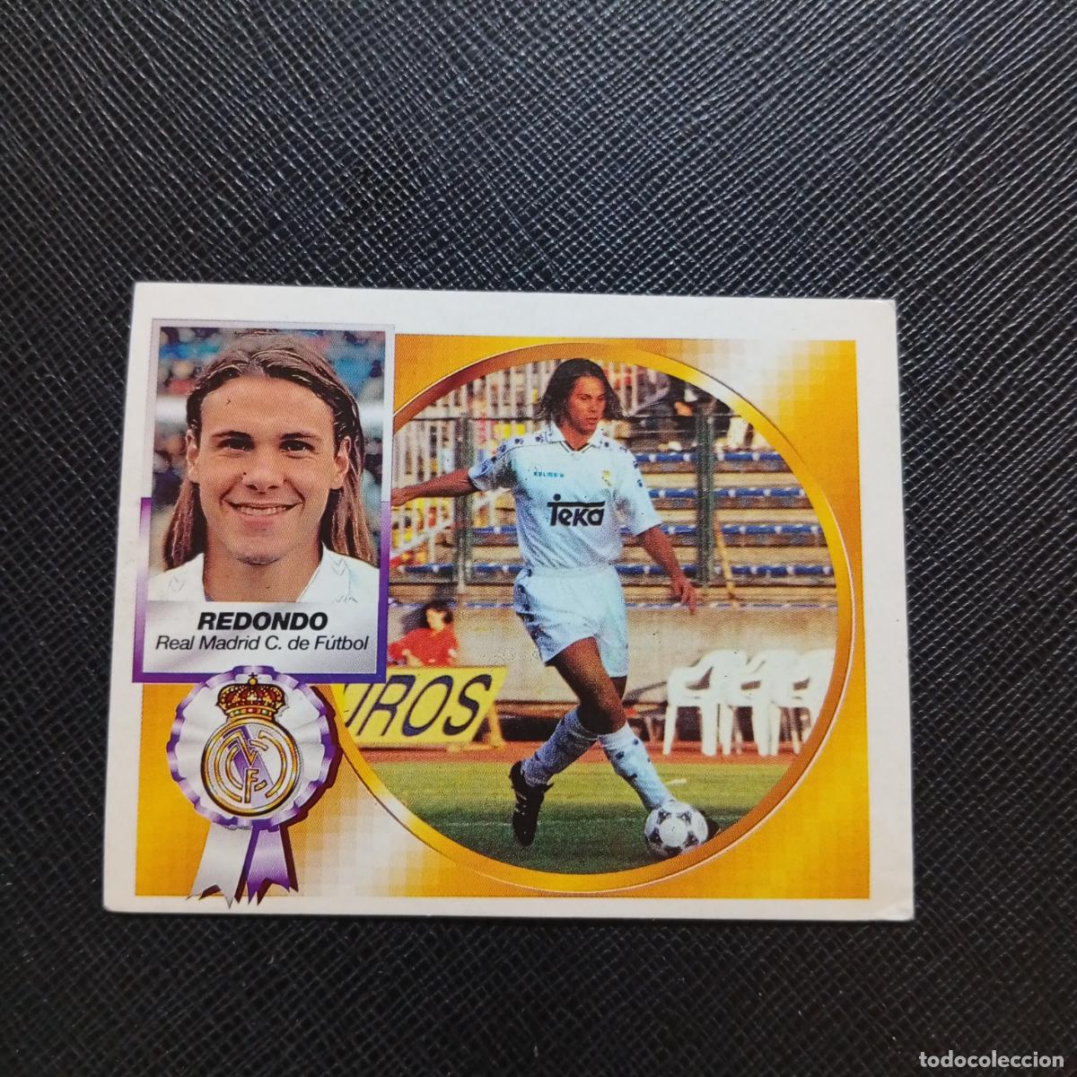 Figurine di Calcio: REDONDO REAL MADRID ESTE 1994 1995 CROMO FUTBOL 94 95 - SIN PEGAR - A16 PG370 VERSION