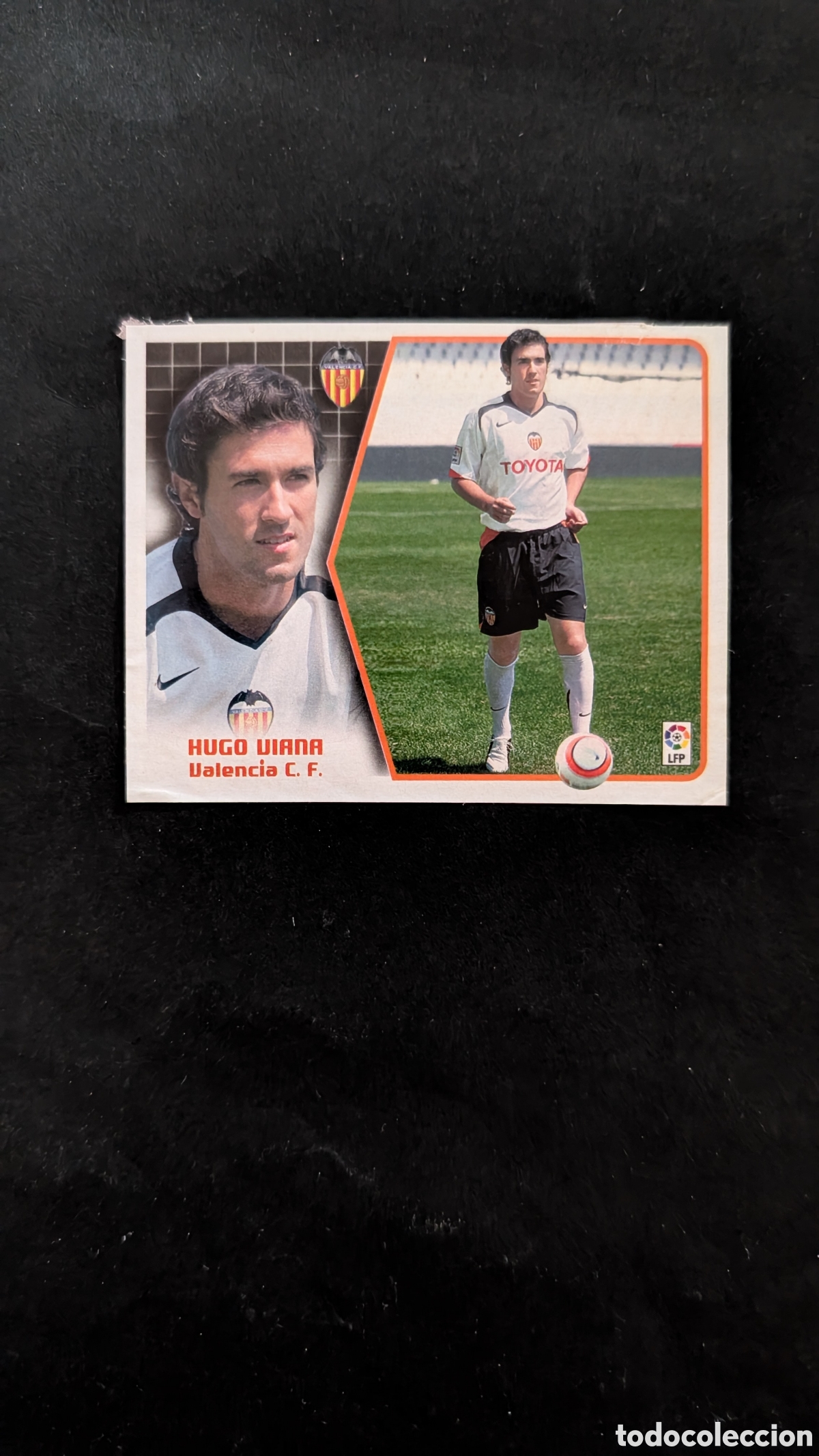 Figurine di Calcio: HUGO VIANA VALENCIA FICHAJE 39 LIGA ESTE 2005/06 05 06 RECORTADO