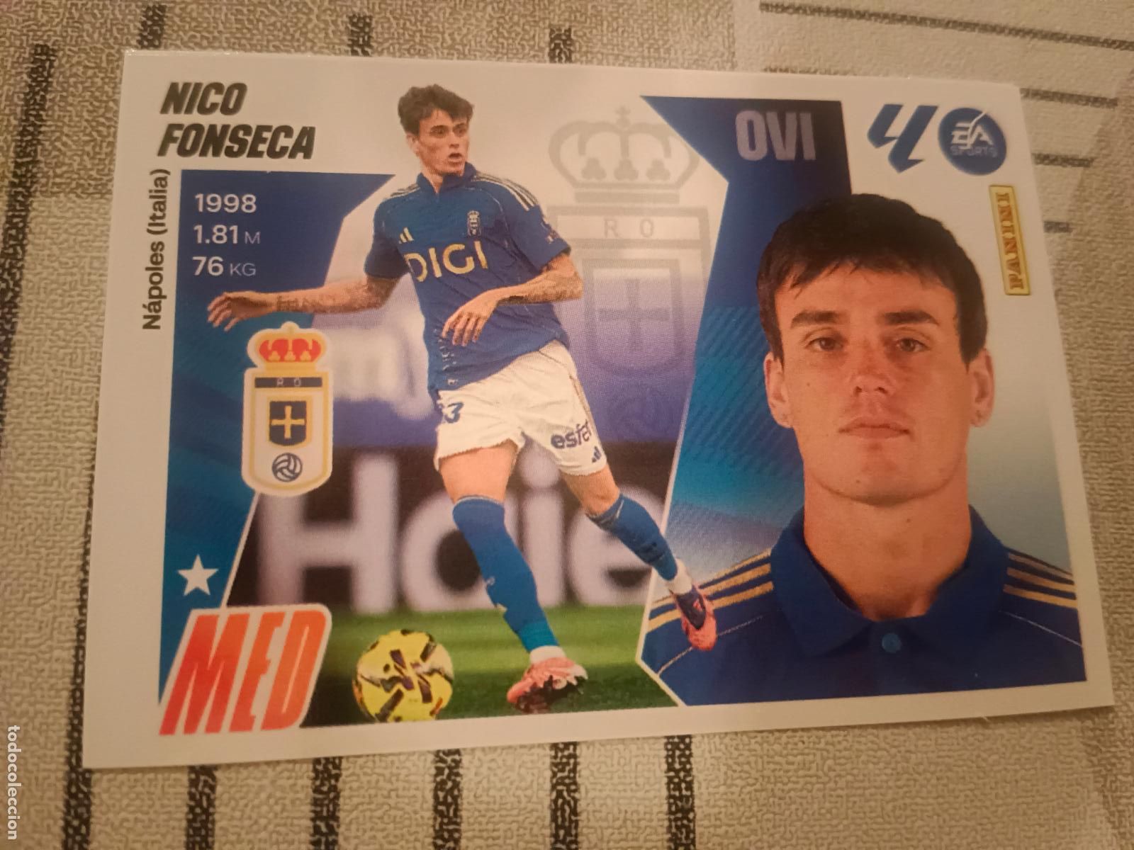 Figurine di Calcio: 2025 2026 25 26 FICHAJE - MERCADO DE INVIERNO - N&ordm; 26 NICO FONSECA - OVIEDO - PANINI