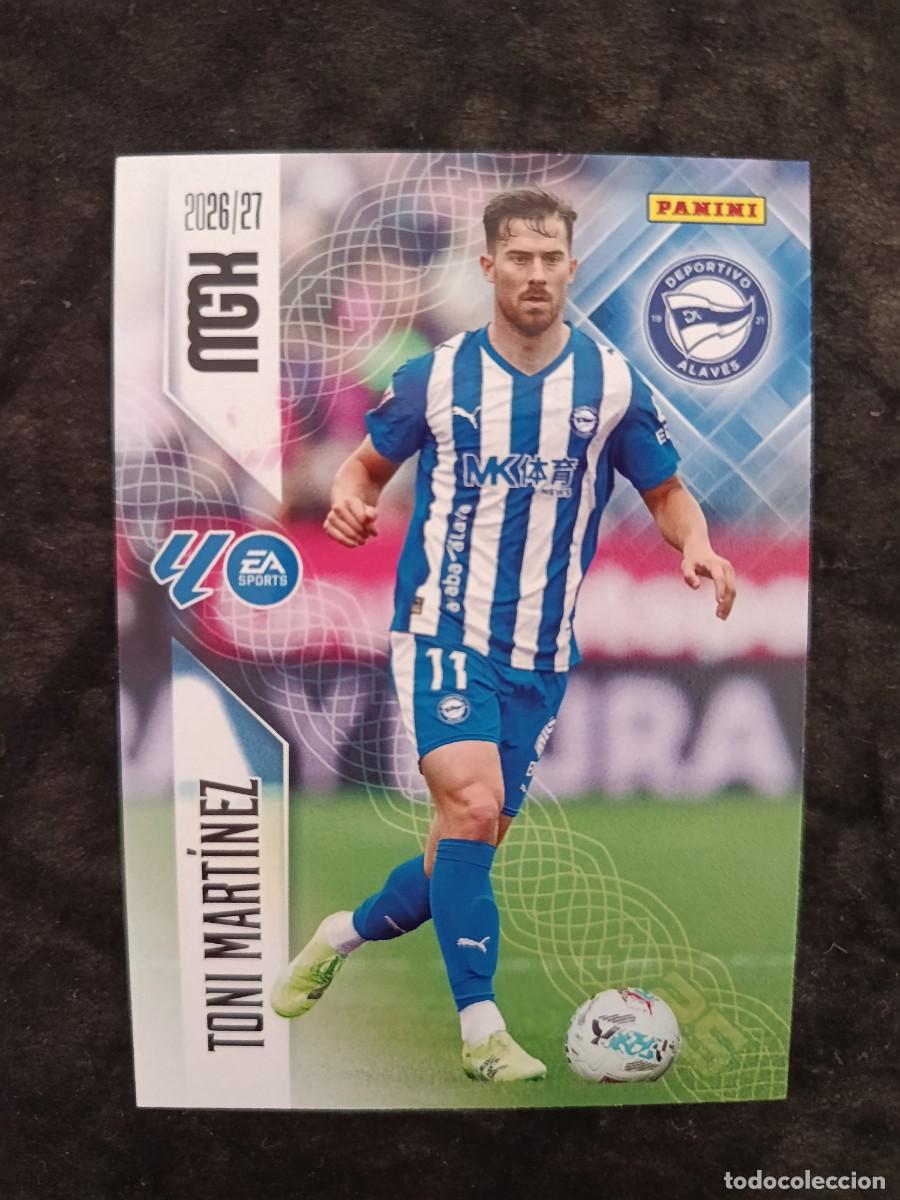Figurine di Calcio: MGK 2026/27 MEGACRACKS PANINI. #35 TONI MART&Iacute;NEZ. DEPORTIVO ALAVES.