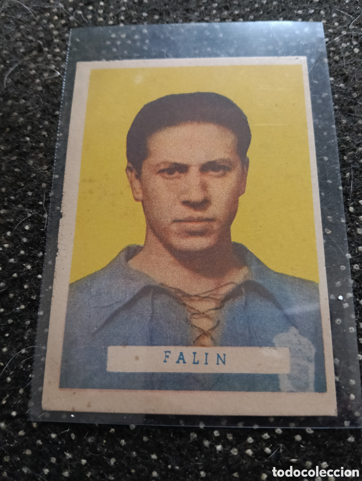 Figurine di Calcio: Cromo futbol FALIN Real Oviedo a&ntilde;os 50 Chocolates Torras