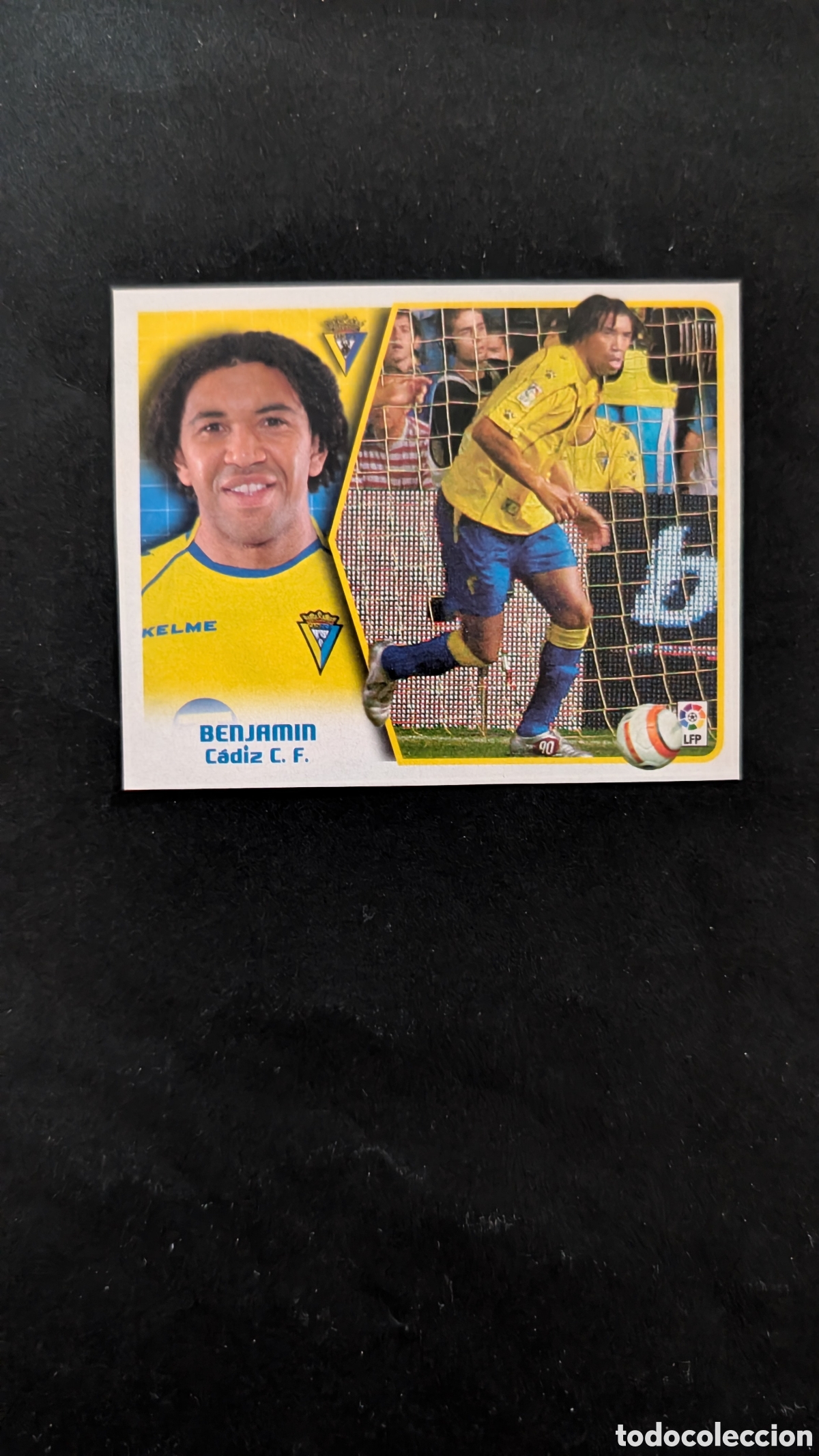 Cromos de f&uacute;tbol: BENJAMIN CADIZ FICHAJE 41 LIGA ESTE 2005/06 05 06 RECORTADO