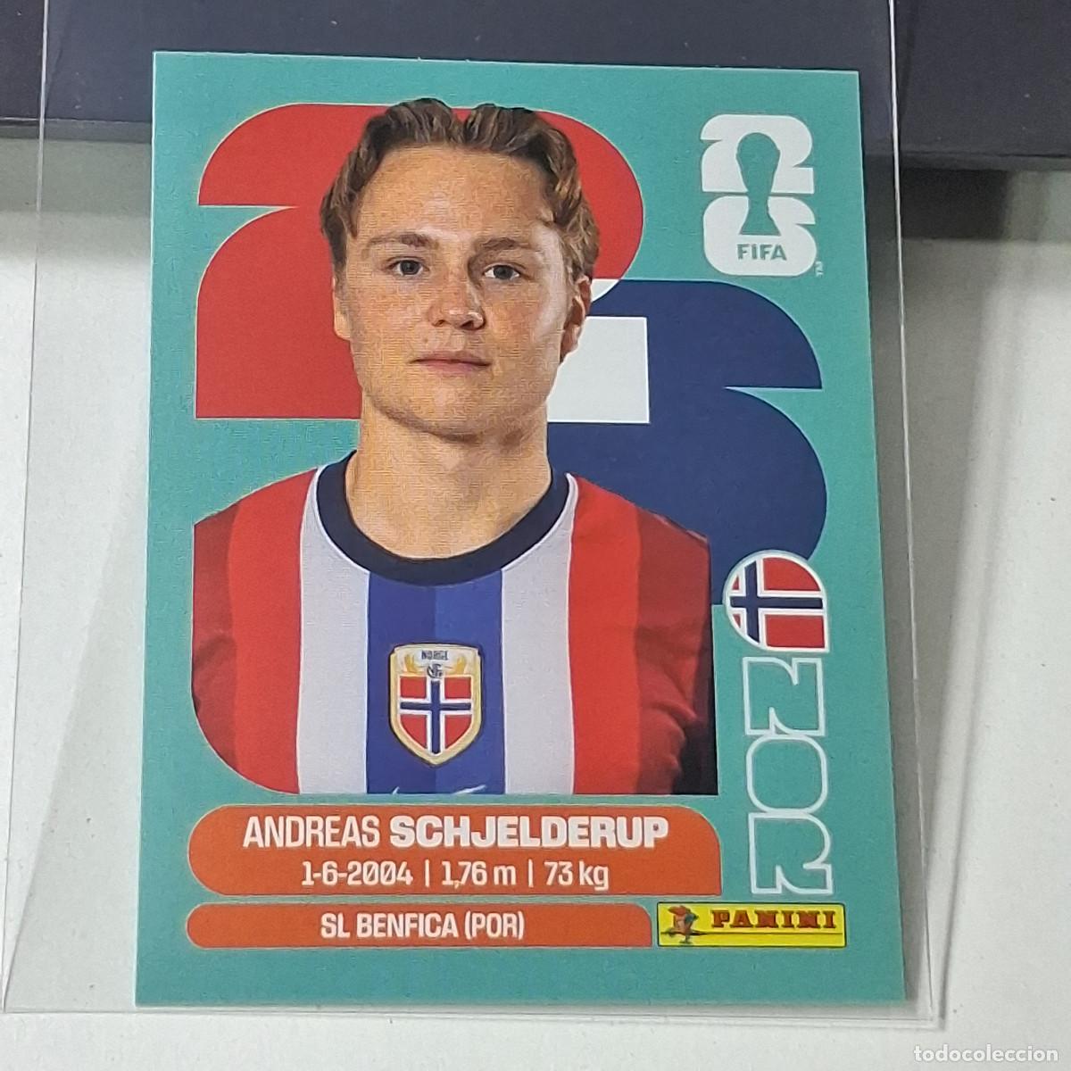 Cromos de f&uacute;tbol: B50 NOR12 ANDREAS SCHJELDERUP 12 NORUEGA NORWAY NOR MUNDIAL FIFA WORLD CUP 2026 STICKER PANINI