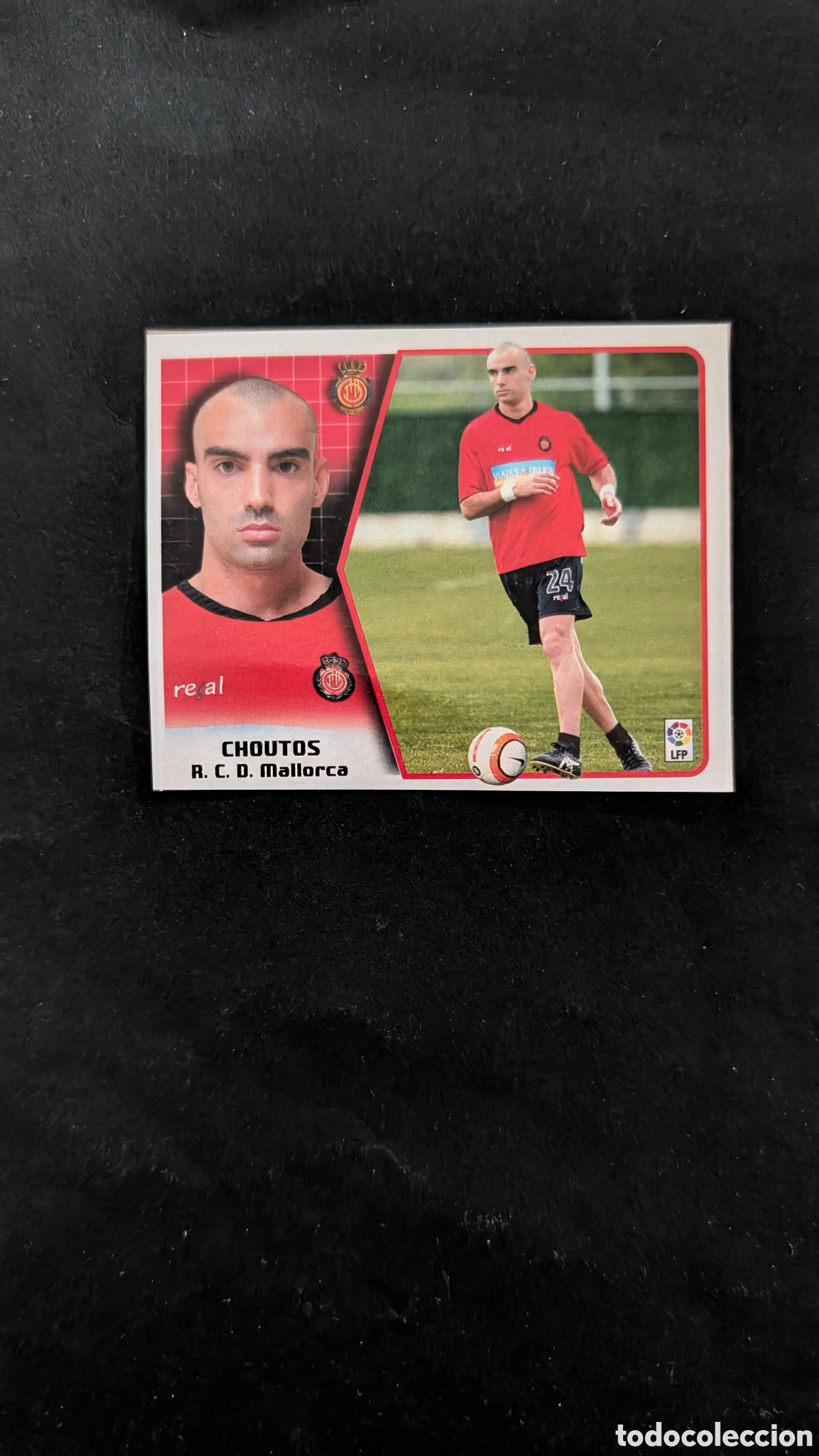 Cromos de f&uacute;tbol: CHOUTOS MALLORCA FICHAJE 44 LIGA ESTE 2005/06 05 06 RECORTADO