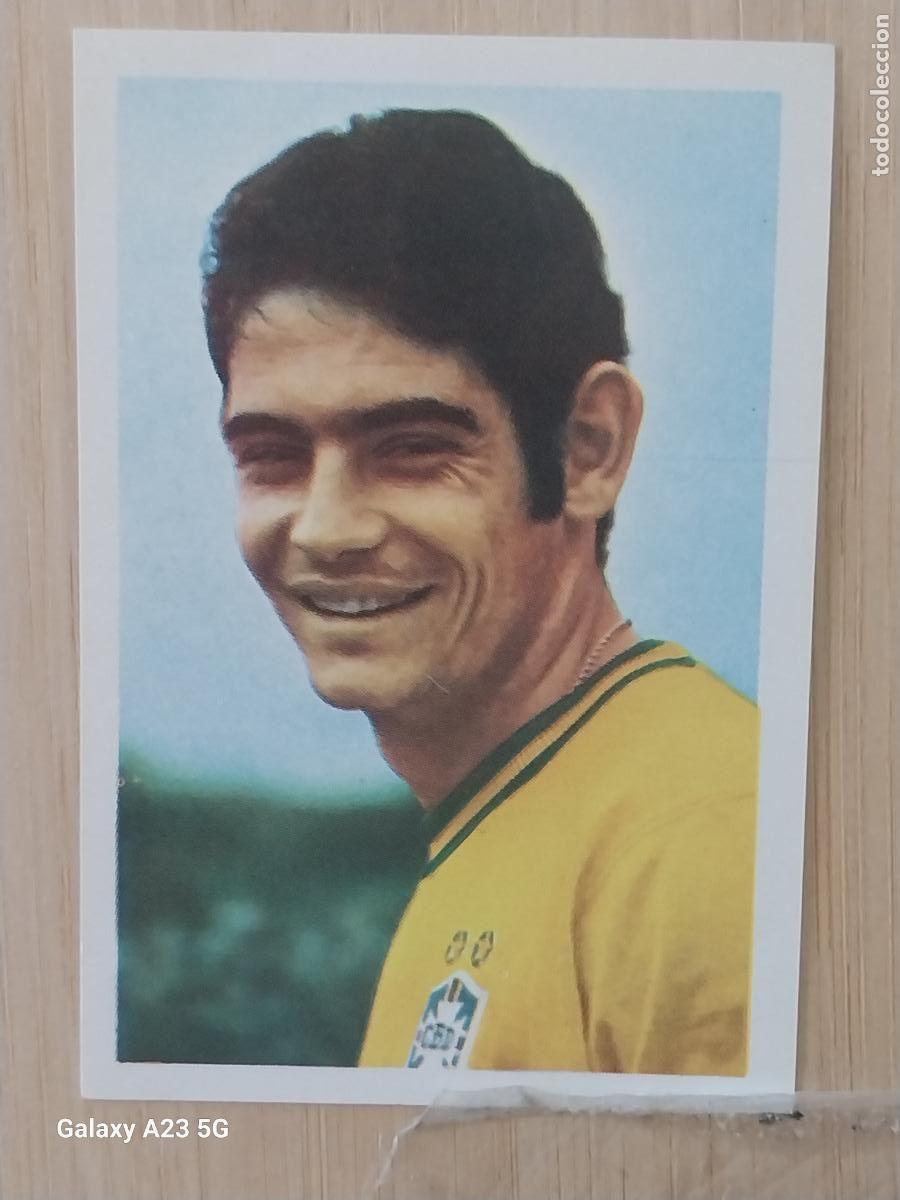 Cromos de f&uacute;tbol: RIVELINO BRASIL A&Ntilde;O 1970 ASES IX MUNDIAL ED FHER CROMO SIN PEGAR NUNCA ORIGINAL