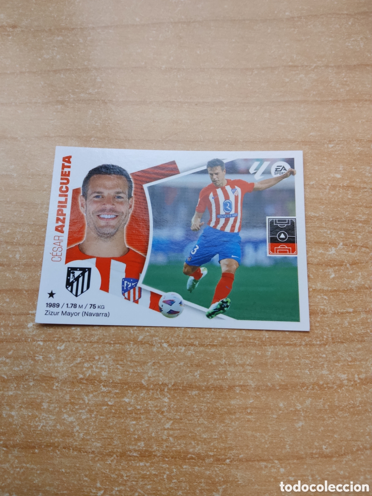 Cromos de f&uacute;tbol: 6 AZPILICUETA ATLETICO MADRID LIGA ESTE 2024 2025