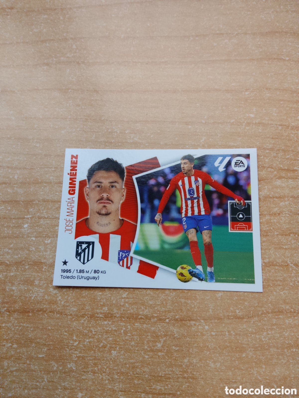 Cromos de f&uacute;tbol: 7 GIMENEZ ATLETICO MADRID LIGA ESTE 2024 2025