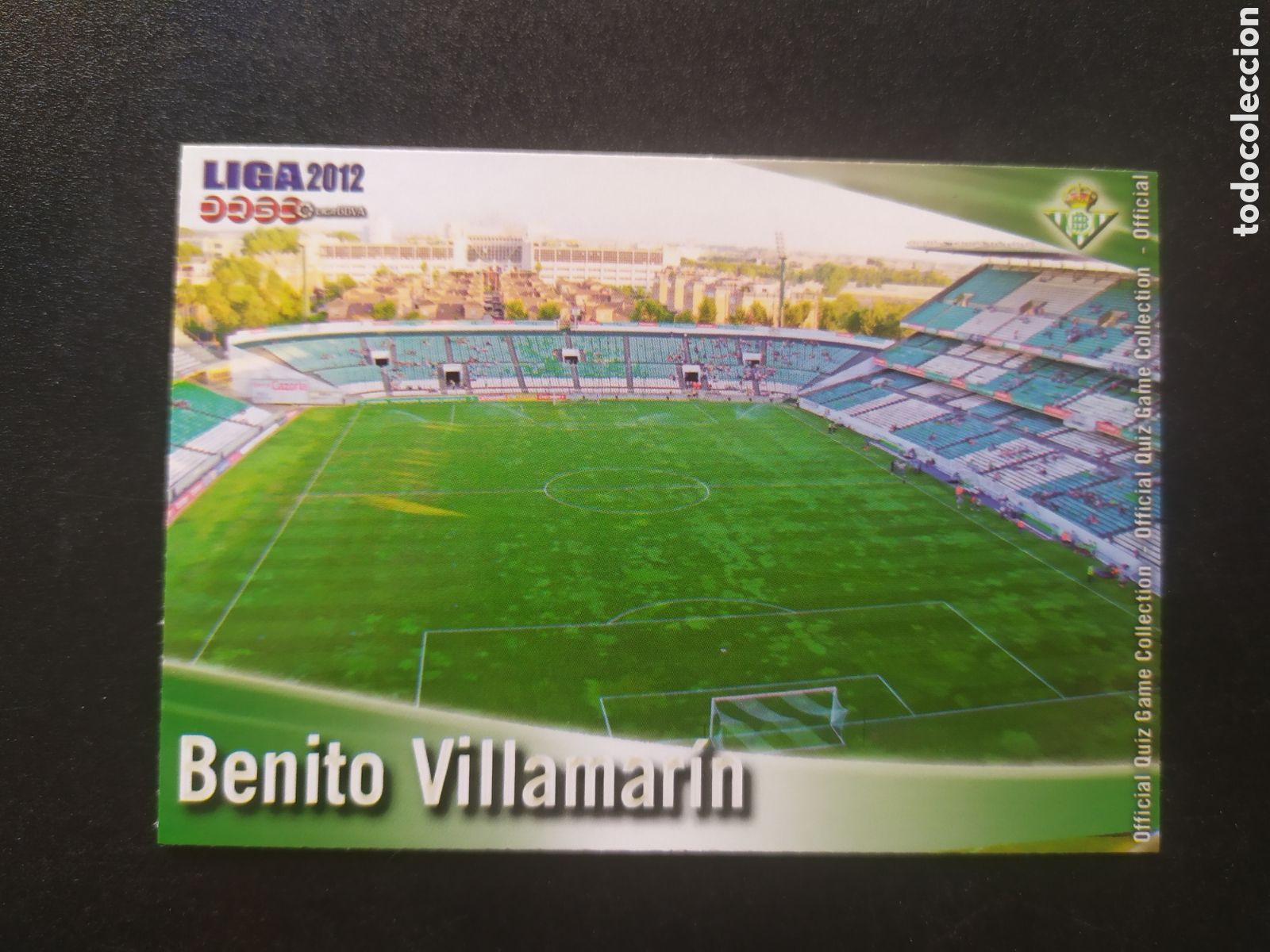 Cromos de f&uacute;tbol: Mundicromo fichas Liga 2011 2012 11 12 Benito Villamar&iacute;n mate n&deg; 461 Real Betis
