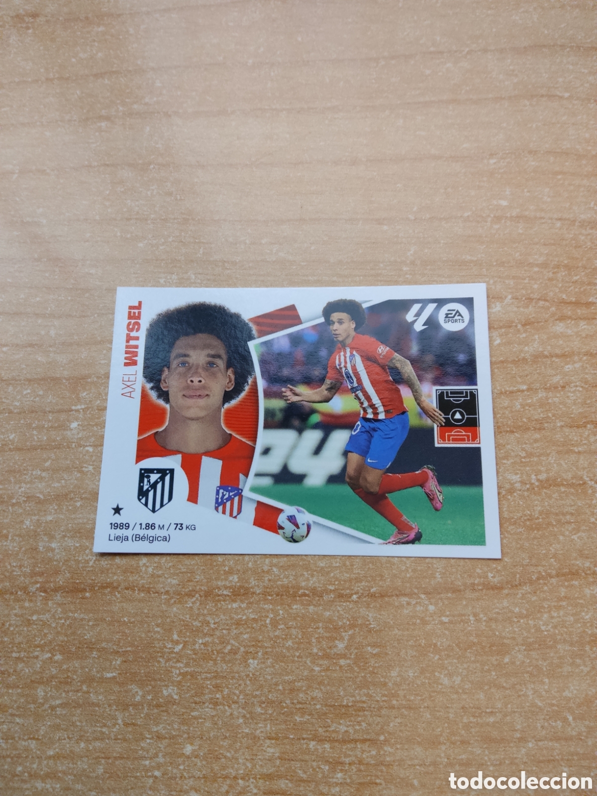 Cromos de f&uacute;tbol: 8 WITSEL ATLETICO MADRID LIGA ESTE 2024 2025