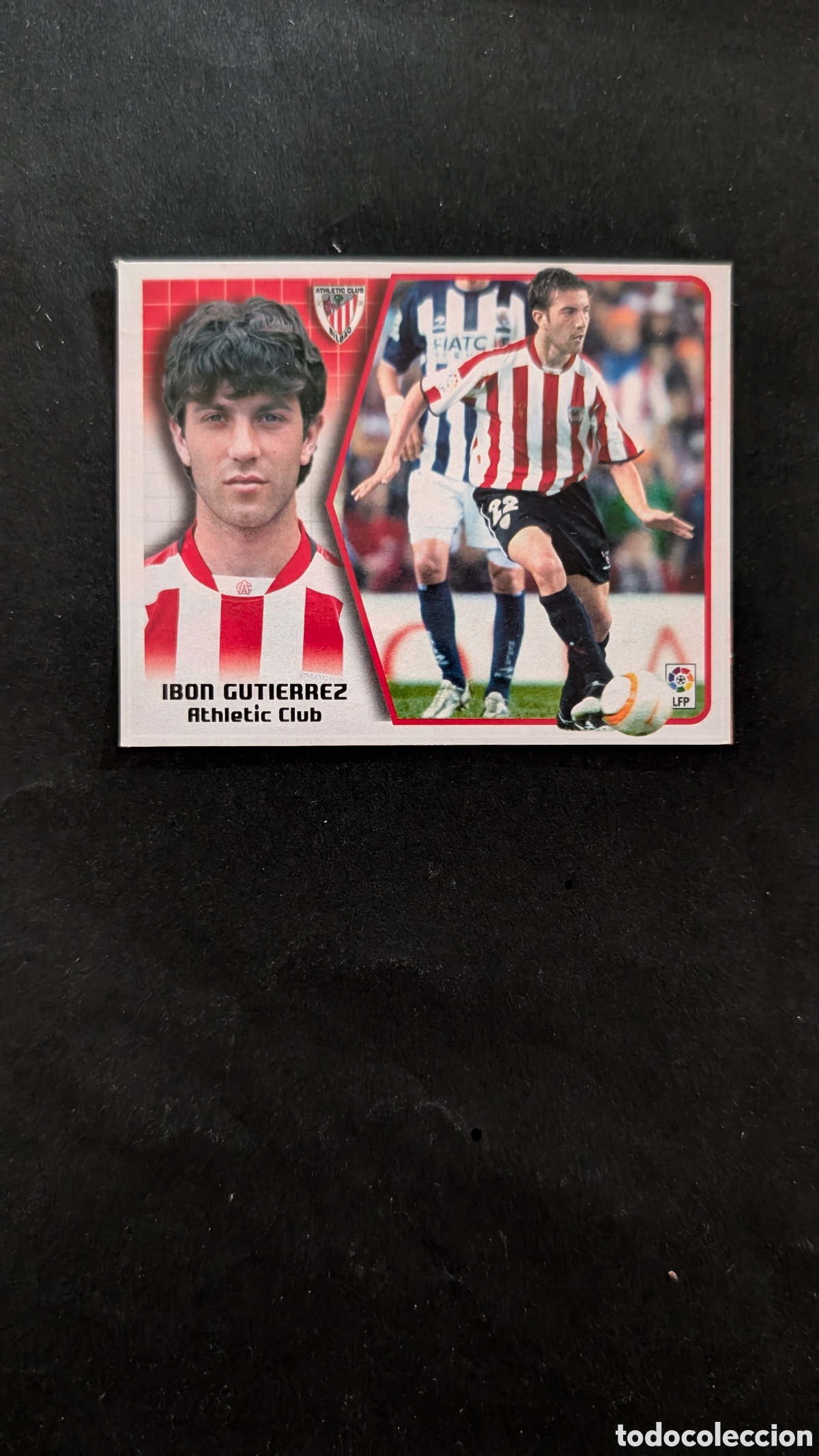 Cromos de f&uacute;tbol: IBON GUTI&Eacute;RREZ BILBAO COLOCA LIGA ESTE 2005/06 05 06 RECORTADO