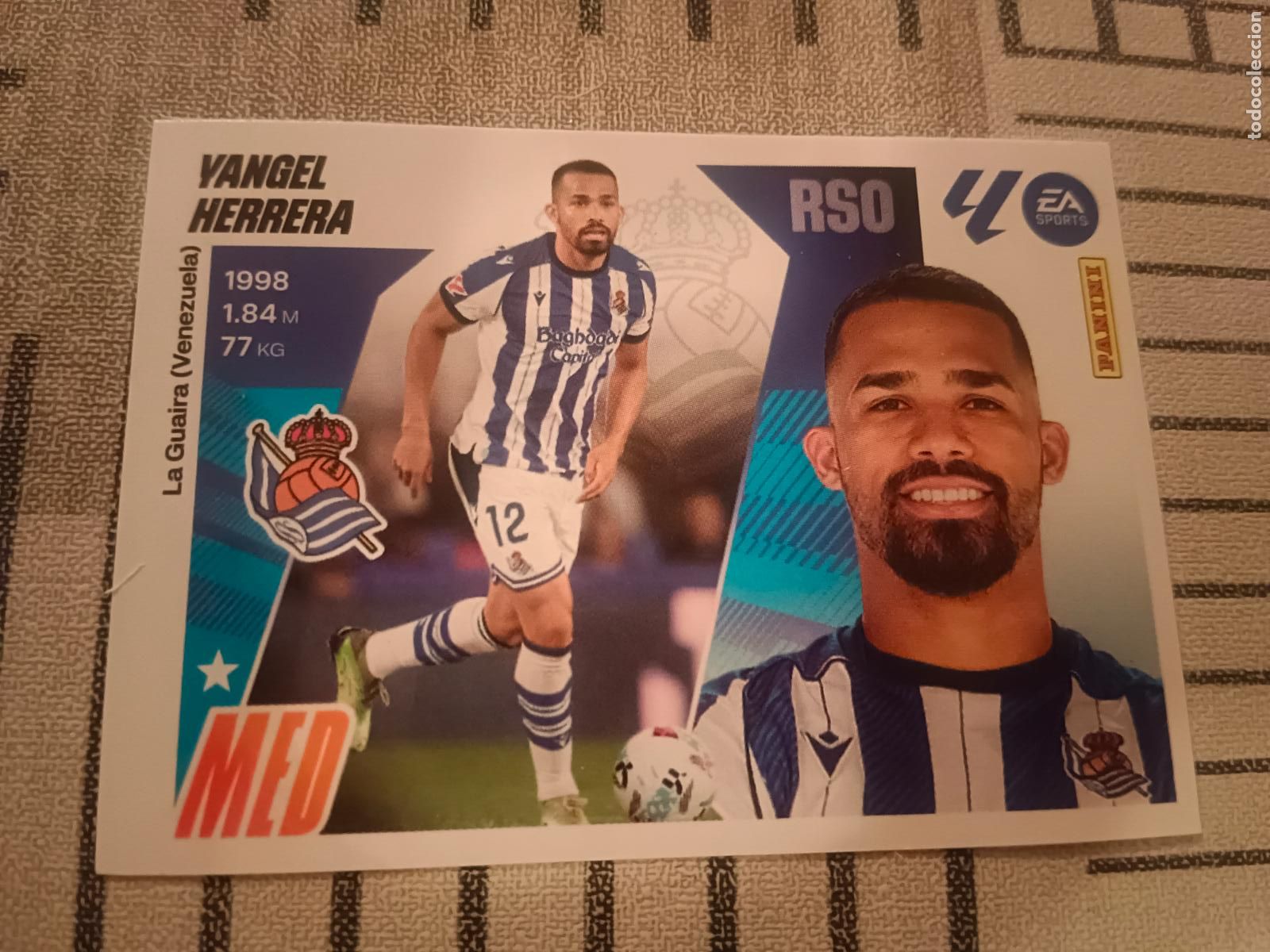 Cromos de Futebol: 2025 2026 25 26 FICHAJE - MERCADO DE INVIERNO - N&ordm; 31 YANGEL HERRERA - REAL SOCIEDAD - PANINI
