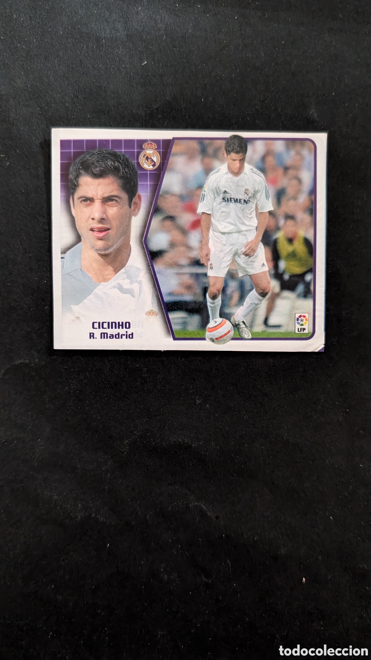 Cromos de Futebol: CICINHO REAL MADRID COLOCA LIGA ESTE 2005/06 05 06 RECORTADO