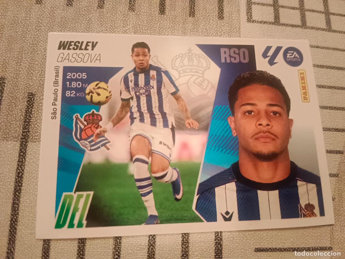 Cromos de Futebol: 2025 2026 25 26 FICHAJE - MERCADO DE INVIERNO - N&ordm; 32 WESLEY GASSOVA - REAL SOCIEDAD - PANINI