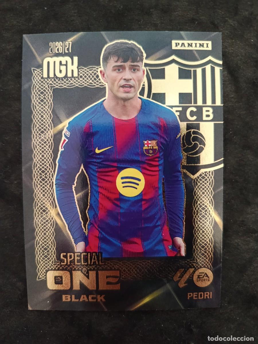 Cromos de f&uacute;tbol: MGK 2026/27 MEGACRACKS PANINI. #PEDRI &rdquo;SPECIAL ONE BLACK&rdquo;. FC.BARCELONA