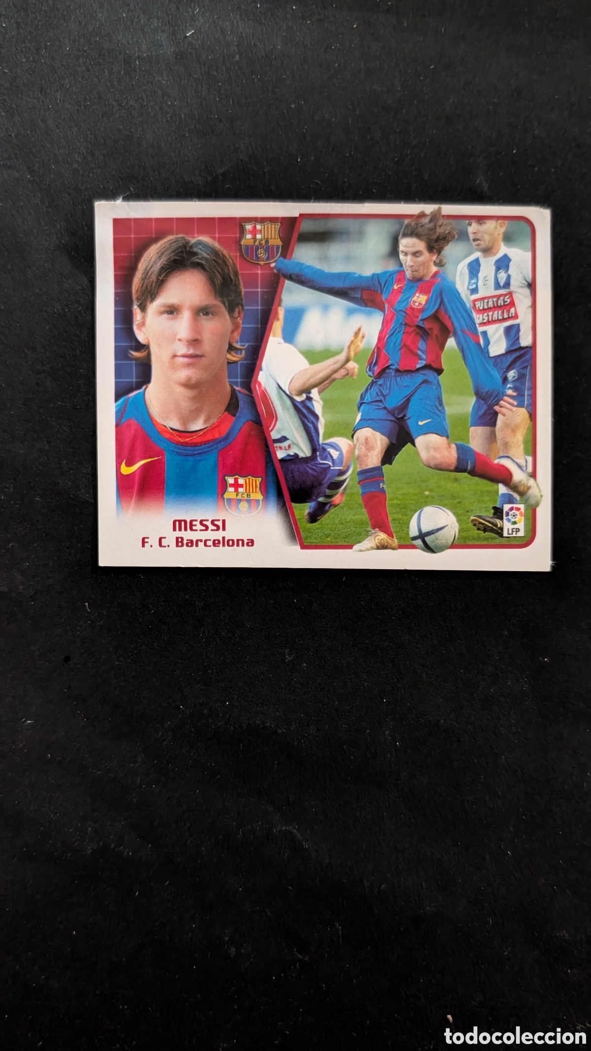 Cromos de f&uacute;tbol: MESSI BARCELONA LIGA ESTE 2005/06 05 06 VENTANILLA