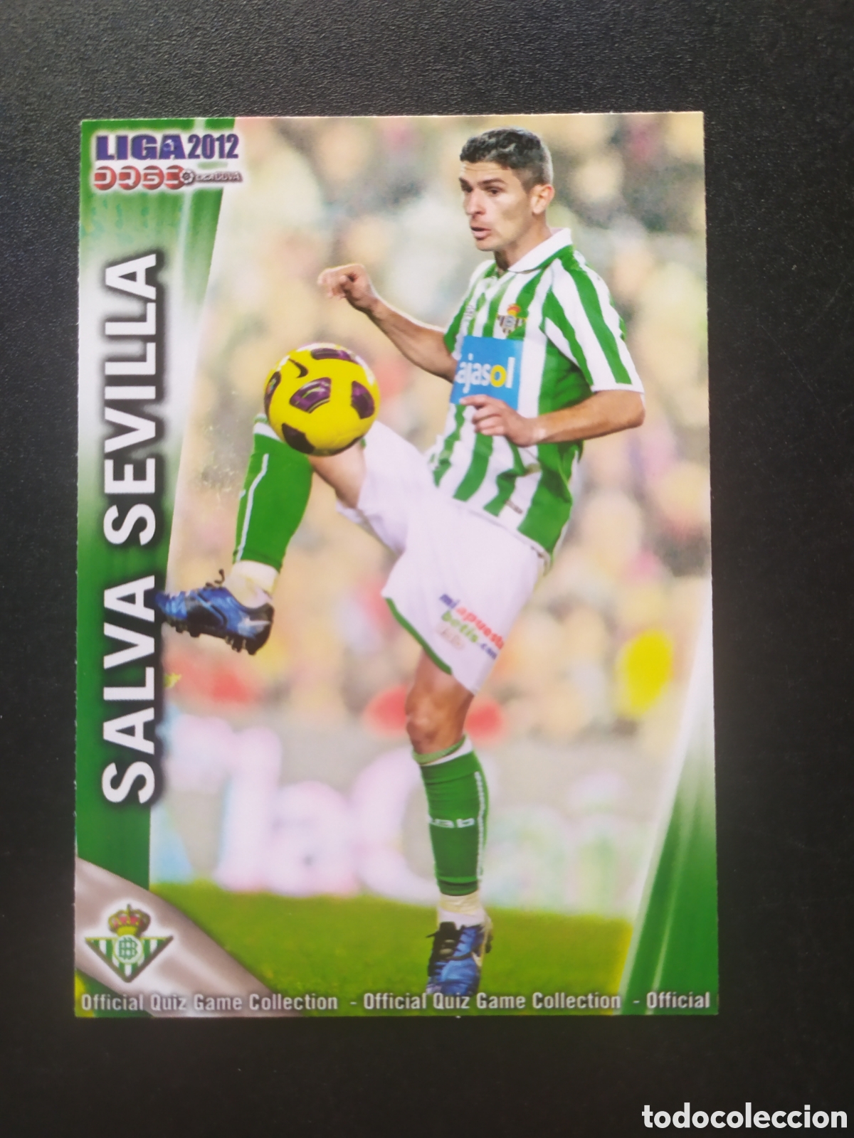 Cromos de f&uacute;tbol: Mundicromo fichas Liga 2011 2012 11 12 Salva Sevilla n&deg; 471 Real Betis