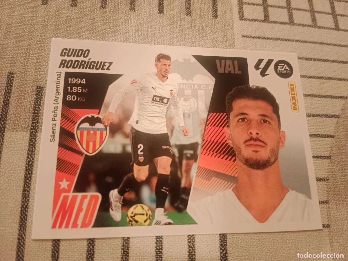 Cromos de f&uacute;tbol: 2025 2026 25 26 FICHAJE - MERCADO DE INVIERNO - N&ordm; 35 GUIDO RODRIGUEZ - VALENCIA - PANINI