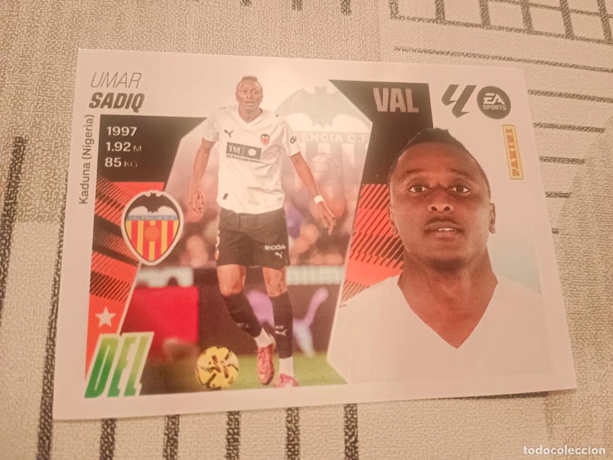 Cromos de f&uacute;tbol: 2025 2026 25 26 FICHAJE - MERCADO DE INVIERNO - N&ordm; 36 UMAR SADIQ - VALENCIA - PANINI
