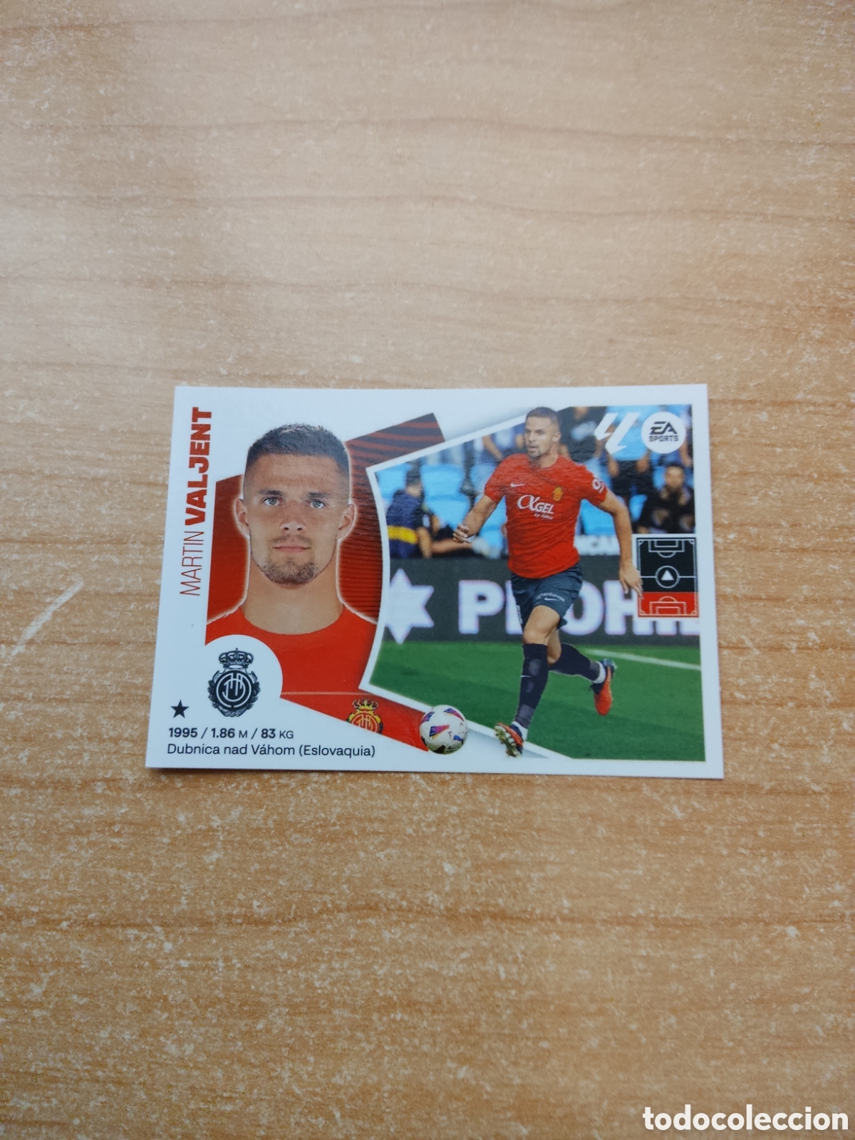 Cromos de f&uacute;tbol: 7 VALJENT MALLORCA LIGA ESTE 2024 2025