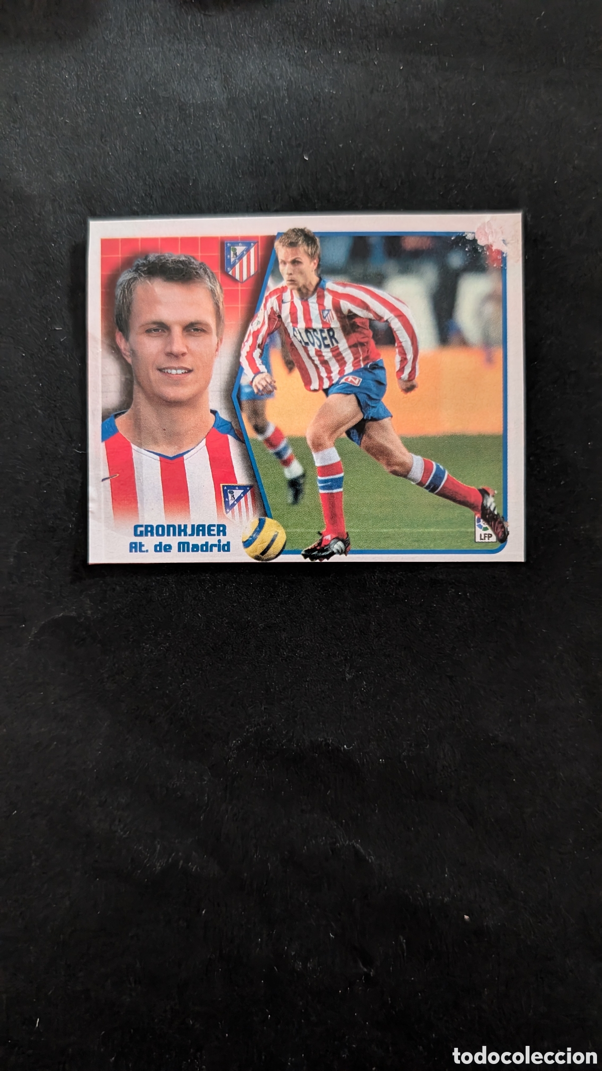 Cromos de Futebol: GRONKJAER ATLETICO MADRID BAJA LIGA ESTE 2005/06 05 06 RECORTADO
