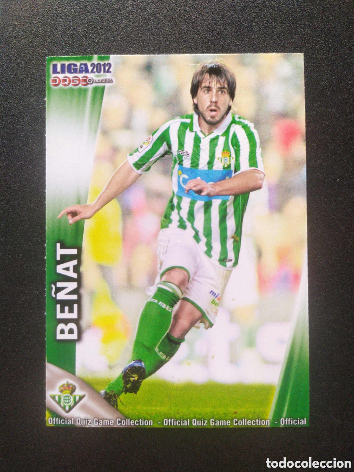 Cromos de Futebol: Mundicromo fichas Liga 2011 2012 11 12 Be&ntilde;at n&deg; 472 Real Betis
