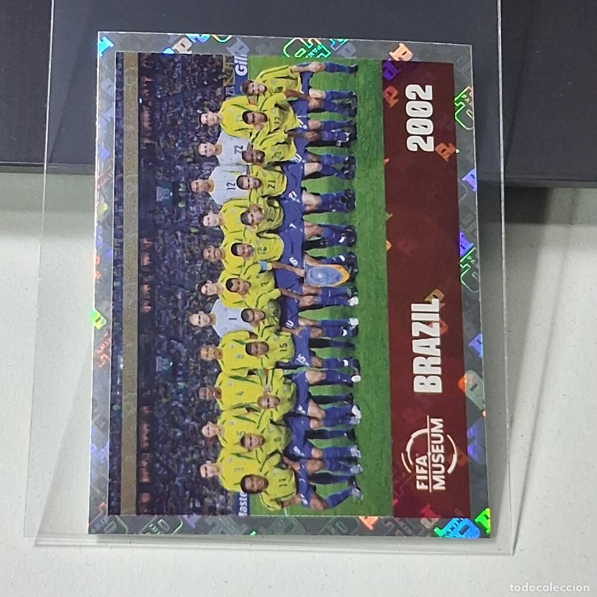 Cromos de Futebol: B50 FWC16 BRAZIL 2002 BRASIL FIFA HISTORY FWC 16 MUNDIAL FIFA WORLD CUP 2026 STICKER PANINI
