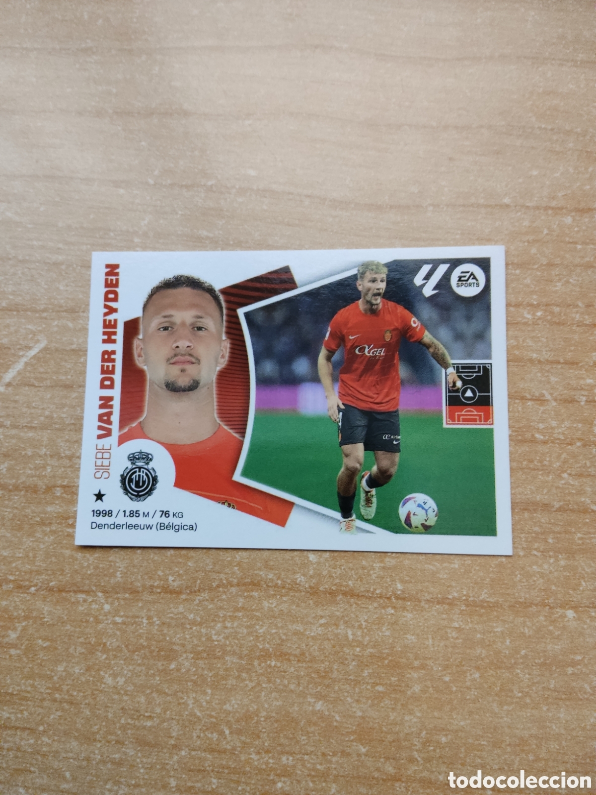 Cromos de Futebol: 9 B VAN DER HEYDEN MALLORCA LIGA ESTE 2024 2025