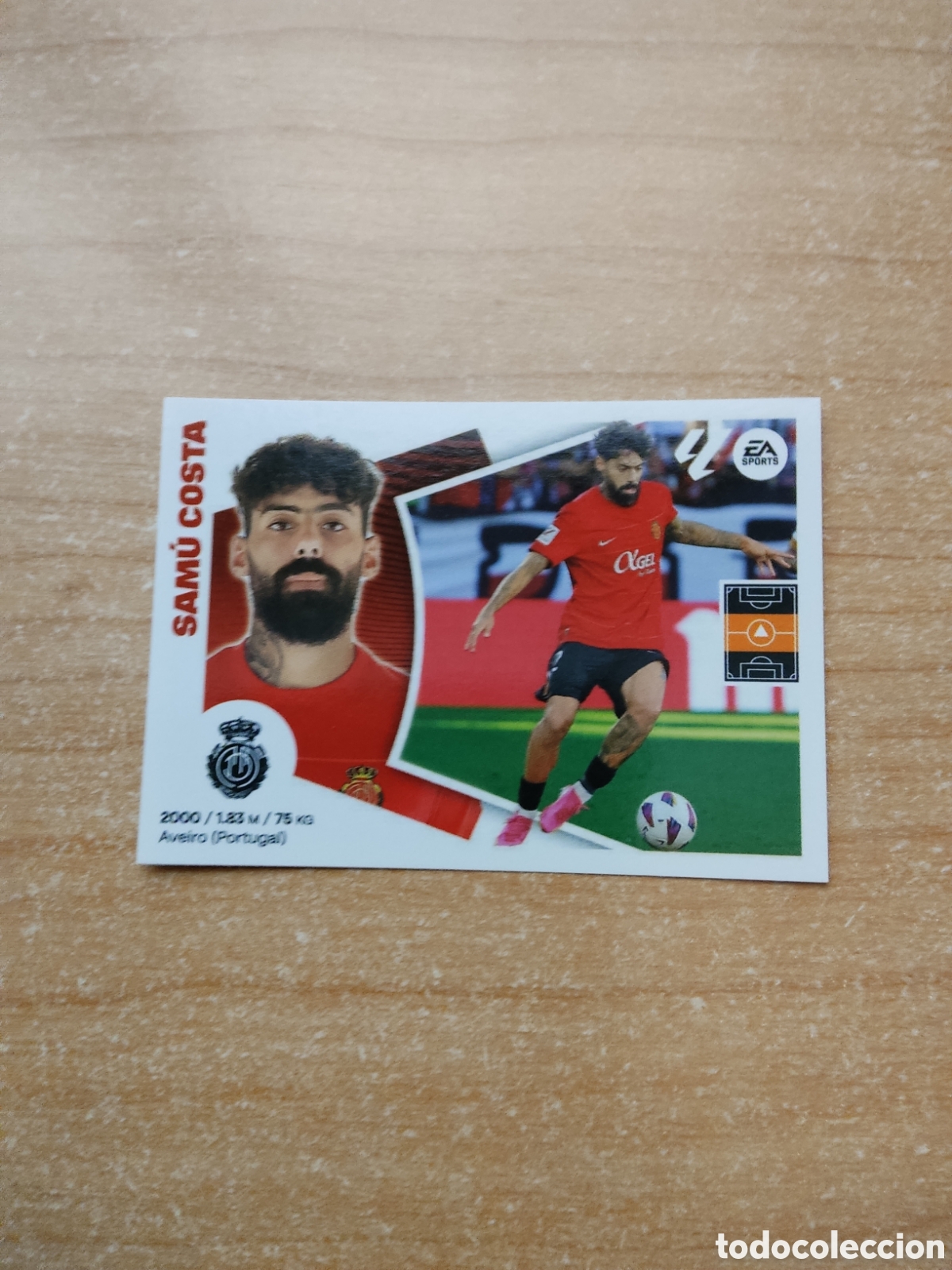 Football Stickers: 13 SAMU COSTA MALLORCA LIGA ESTE 2024 2025