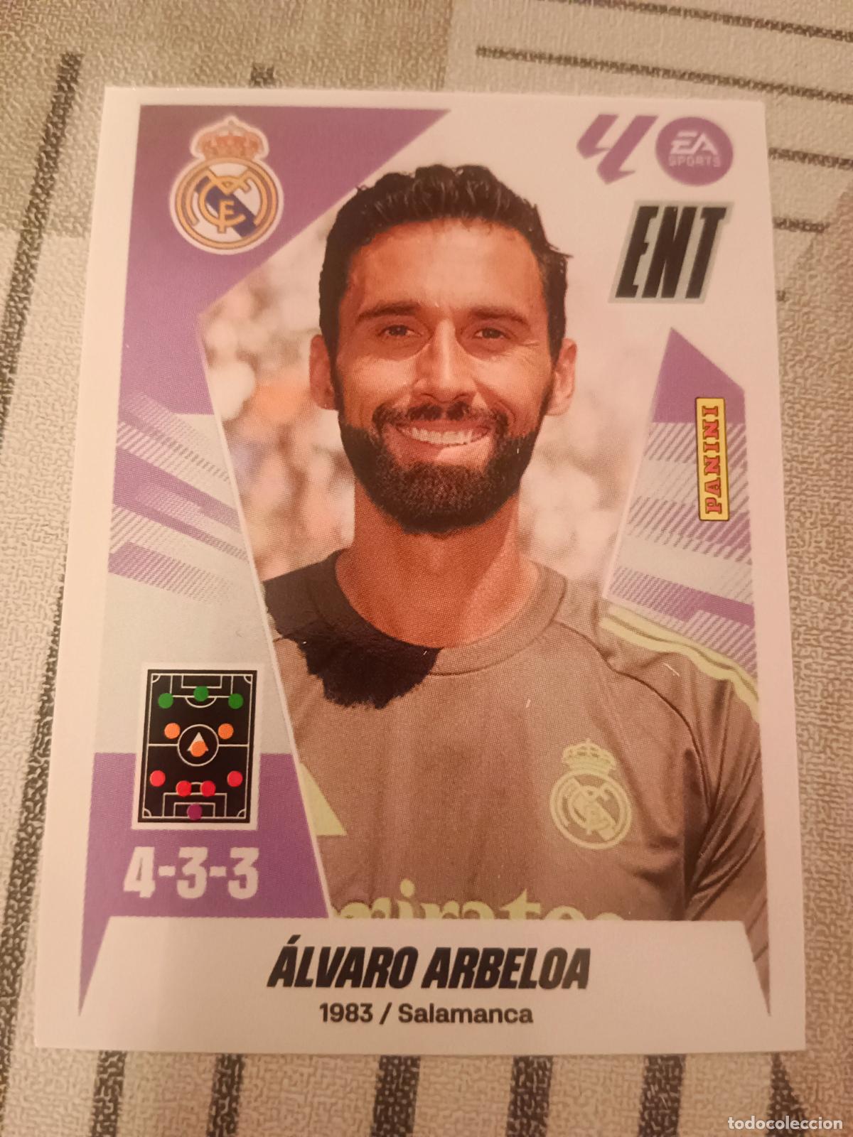 Football Stickers: 2025 2026 25 26 FICHAJE - MERCADO DE INVIERNO - N&ordm; 40 ARBELOA - REAL MADRID - ENTRENADOR - - PANINI