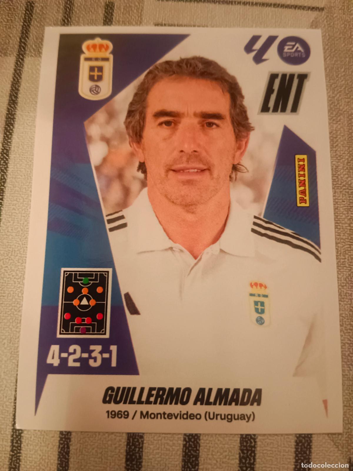 Cromos de f&uacute;tbol: 2025 2026 25 26 FICHAJE - MERCADO DE INVIERNO - N&ordm; 41 ALMADA - OVIEDO - ENTRENADOR - - PANINI