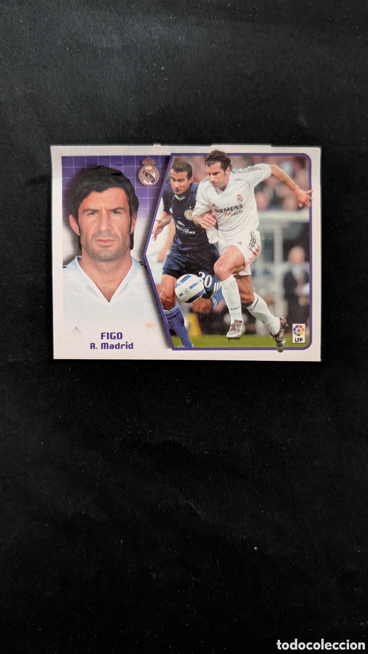 Cromos de f&uacute;tbol: FIGO REAL MADRID BAJA LIGA ESTE 2005/06 05 06 VENTANILLA