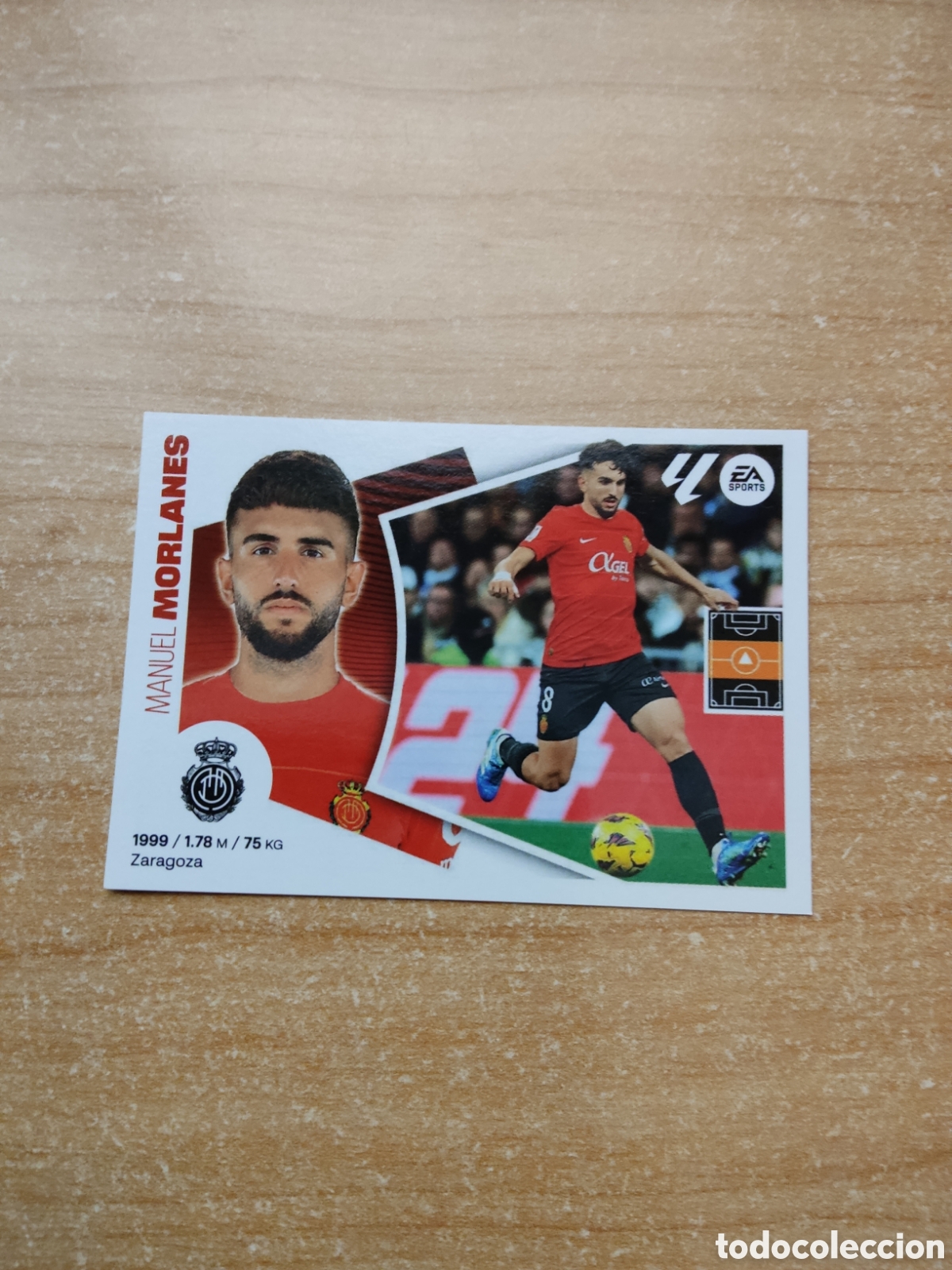 Cromos de f&uacute;tbol: 17 A MORLANES MALLORCA LIGA ESTE 2024 2025