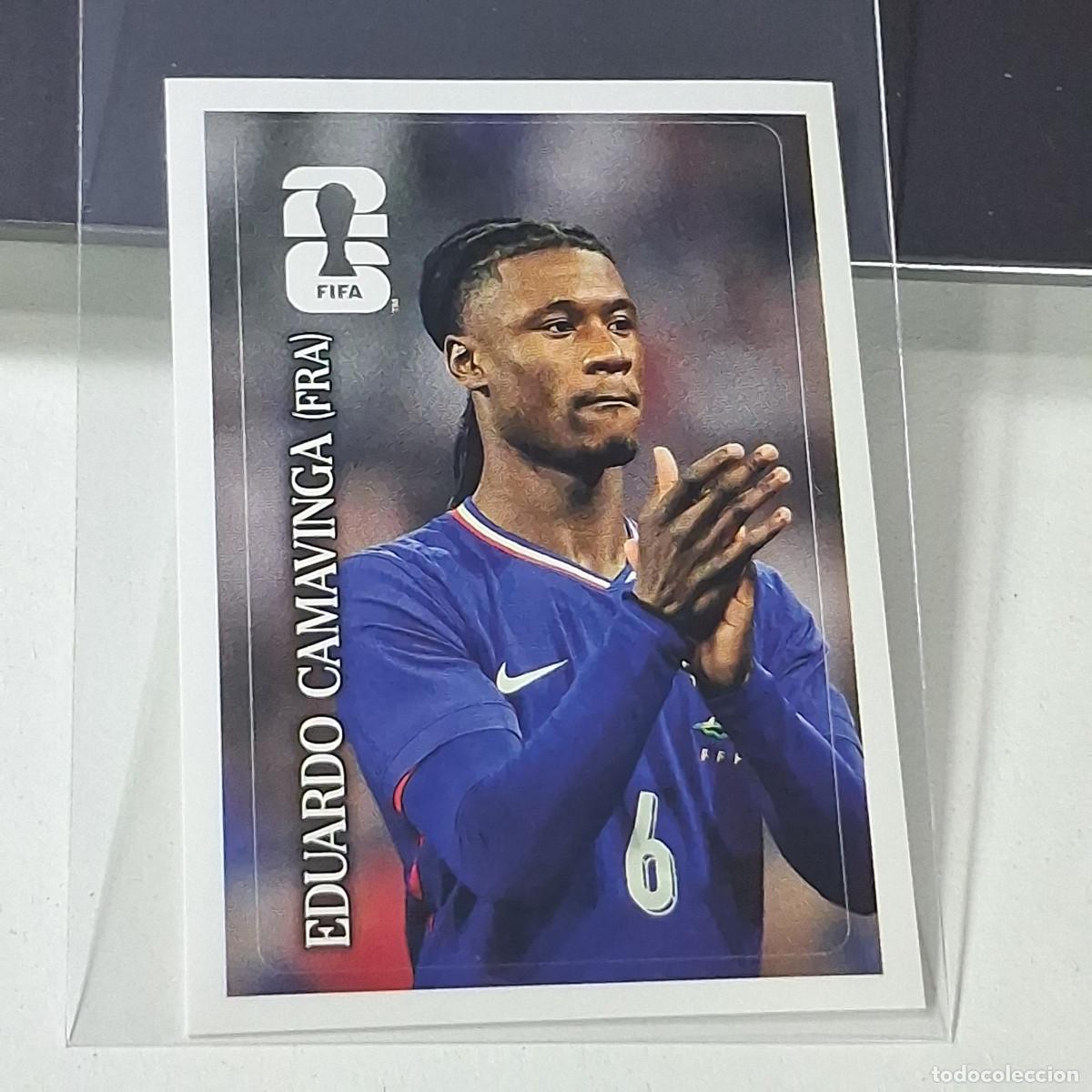 Figurine di Calcio: B50 CC3 CC 3 EDUARDO CAMAVINGA FRANCIA COCACOLA COCA-COLA MUNDIAL FIFA WORLD CUP 2026 STICKER PANINI