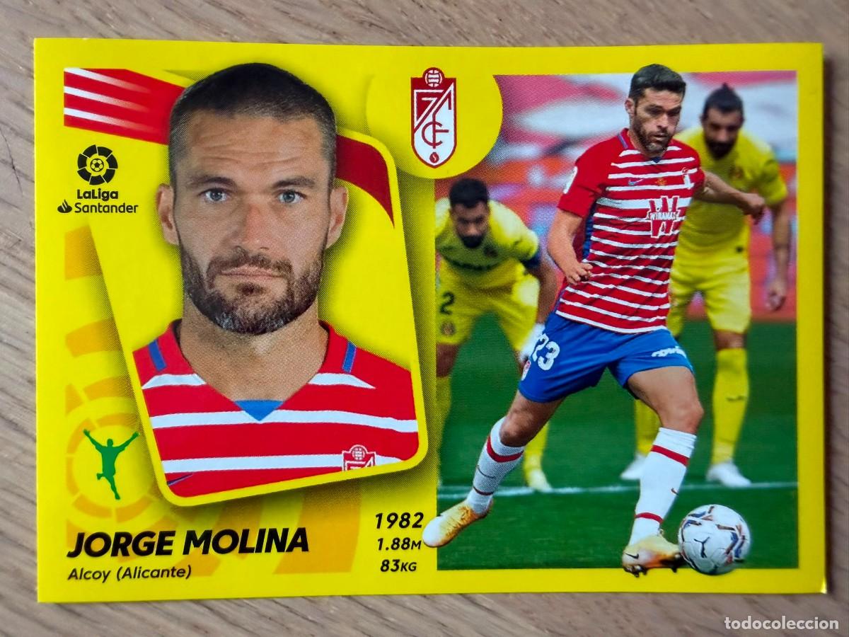 Figurine di Calcio: 19 JORGE MOLINA GRANADA 21 22 2021 2022 LIGA SANTANDER COLECCIONES ESTE SIN PEGAR STICKER