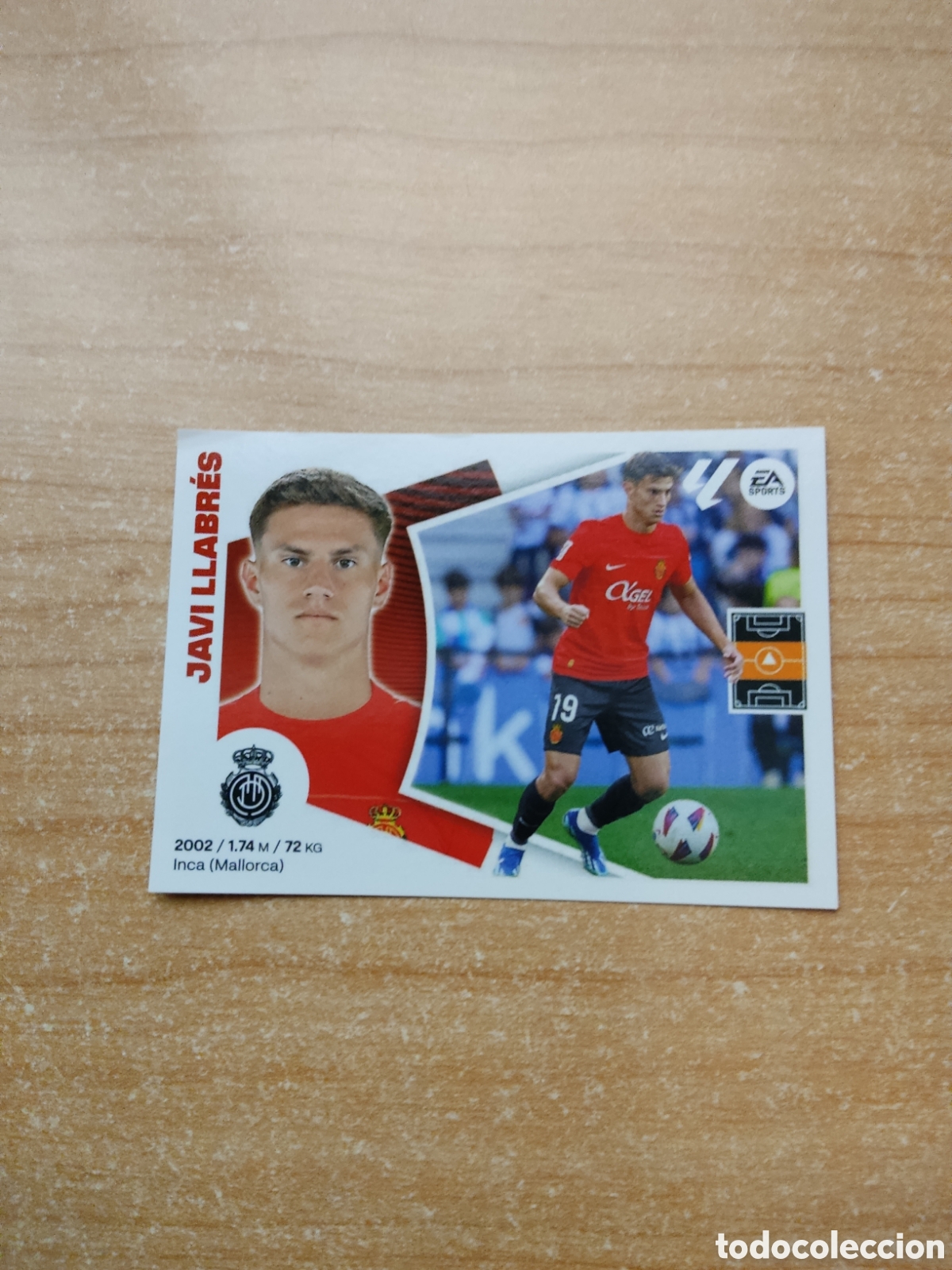 Figurine di Calcio: 17 B JAVI LLABRES MALLORCA LIGA ESTE 2024 2025