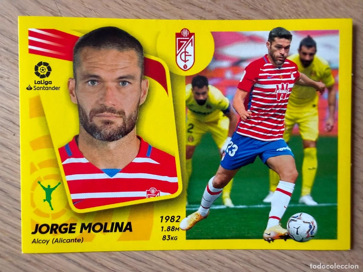 Figurine di Calcio: 19 JORGE MOLINA GRANADA 21 22 2021 2022 LIGA SANTANDER COLECCIONES ESTE SIN PEGAR STICKER