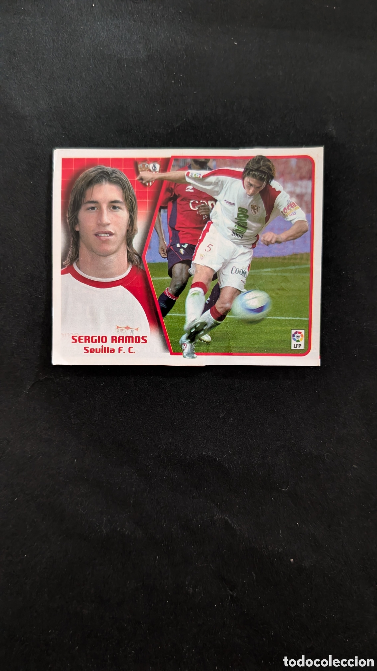 Figurine di Calcio: SERGIO RAMOS SEVILLA BAJA LIGA ESTE 2005/06 05 06 RECORTADO