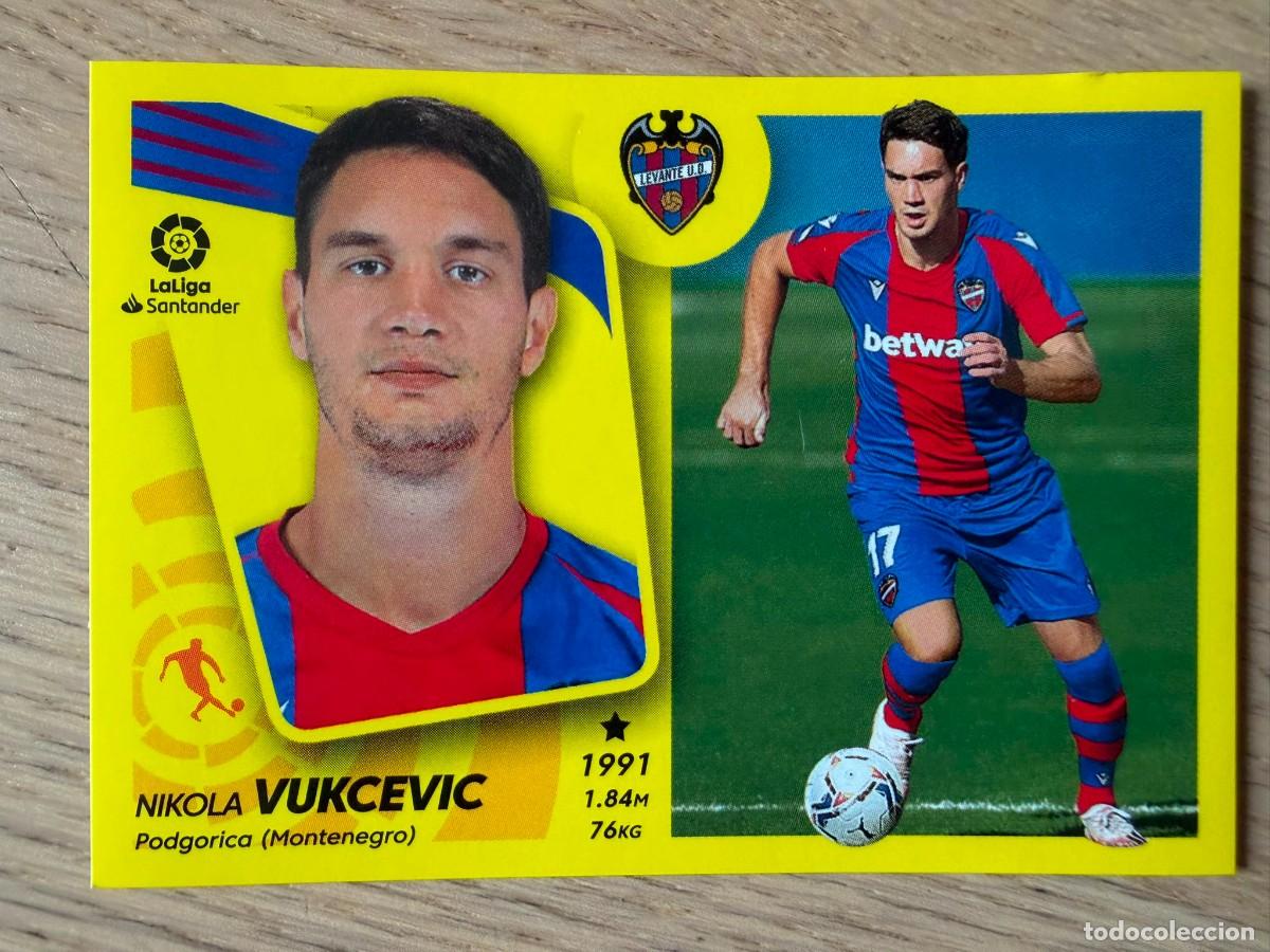 Cromos de f&uacute;tbol: 15 VUKCEVIC LEVANTE 21 22 2021 2022 LIGA SANTANDER COLECCIONES ESTE SIN PEGAR STICKER