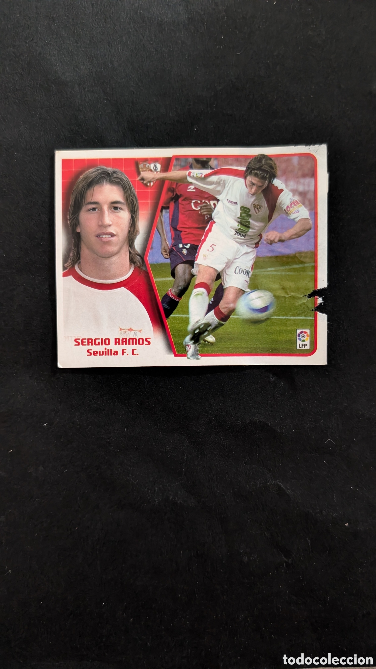 Cromos de f&uacute;tbol: SERGIO RAMOS SEVILLA BAJA LIGA ESTE 2005/06 05 06 VENTANILLA