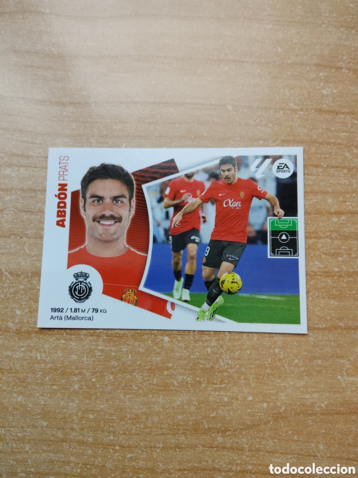 Cromos de f&uacute;tbol: 19 ABDON MALLORCA LIGA ESTE 2024 2025