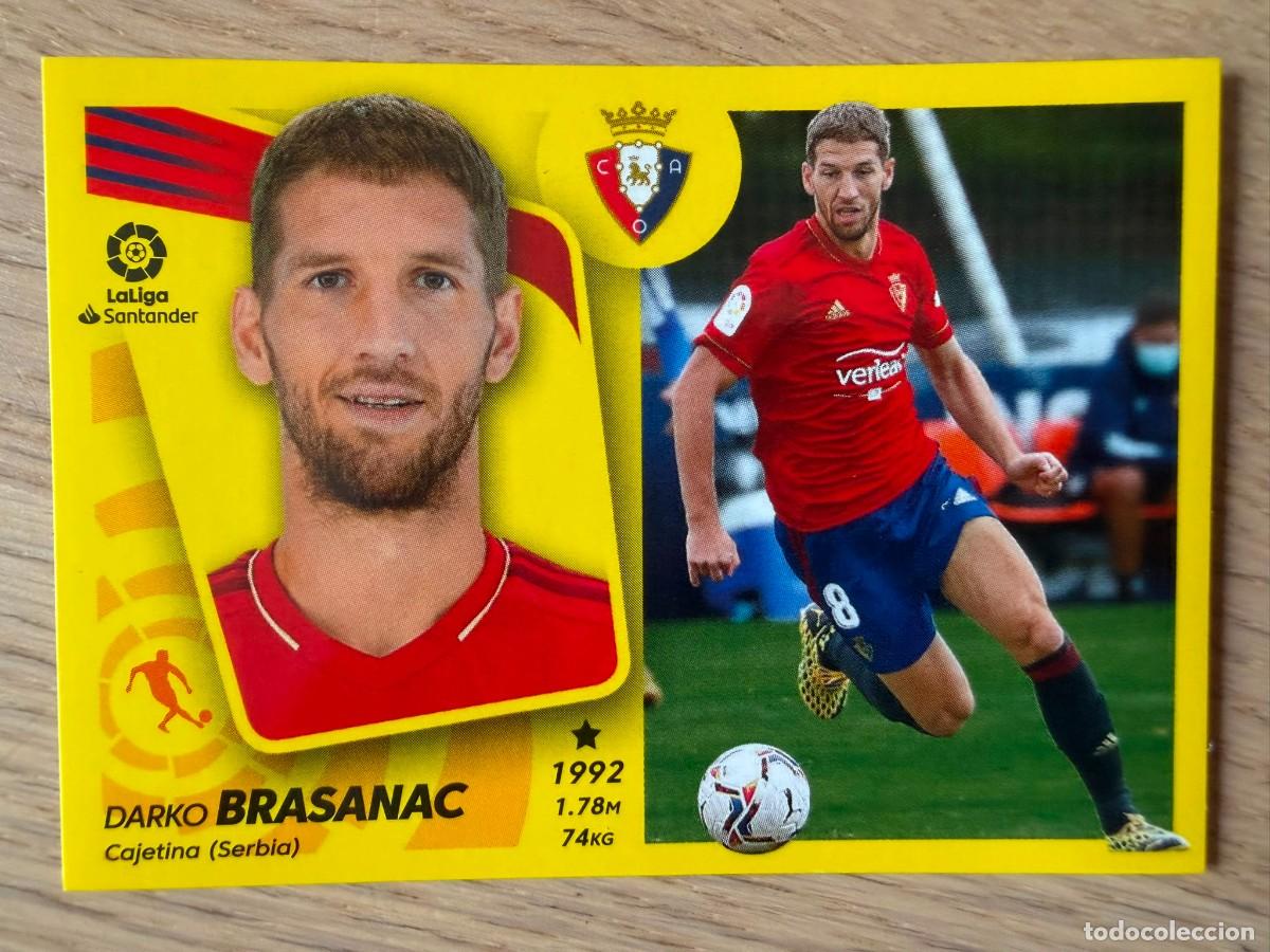 Cromos de f&uacute;tbol: 13A 13 A BRASANAC OSASUNA 21 22 2021 2022 LIGA SANTANDER COLECCIONES ESTE SIN PEGAR STICKER
