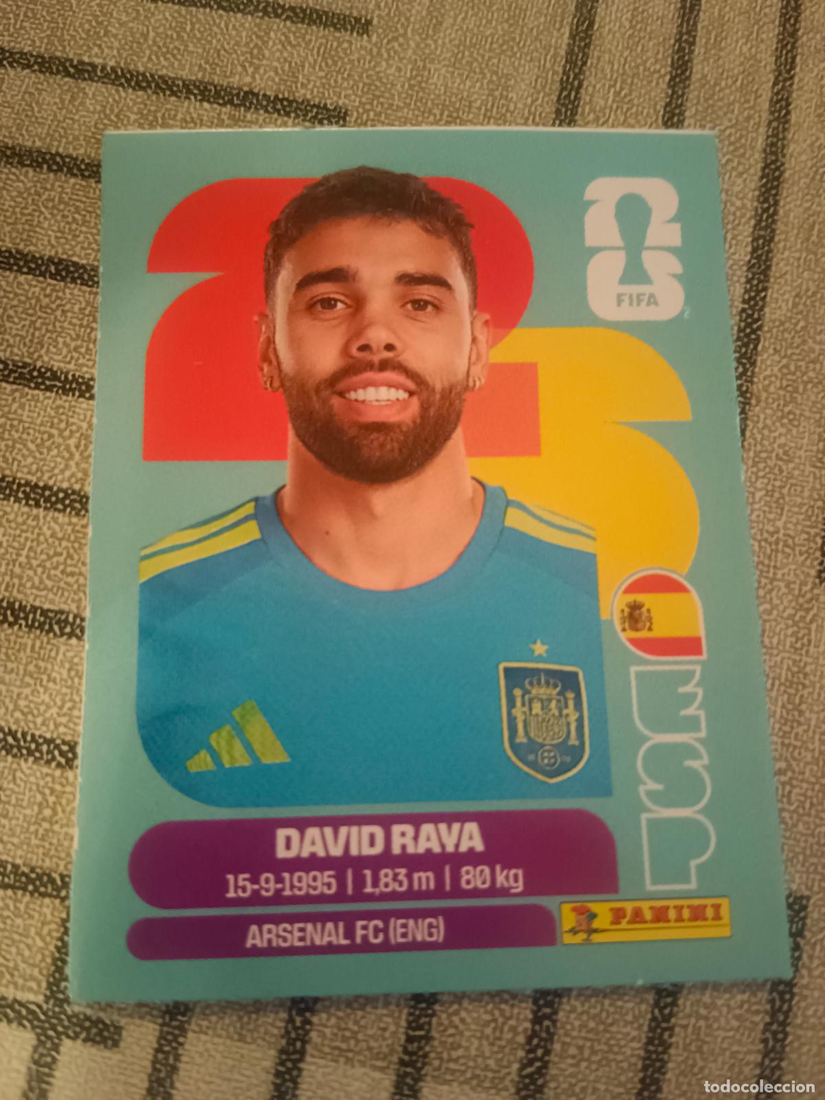 Cromos de f&uacute;tbol: MUNDIAL 2026 ACTUALIZACION ESPA&Ntilde;A J1 J 1 DAVID RAYA FIFA WORLD CUP REVISTA JUGON
