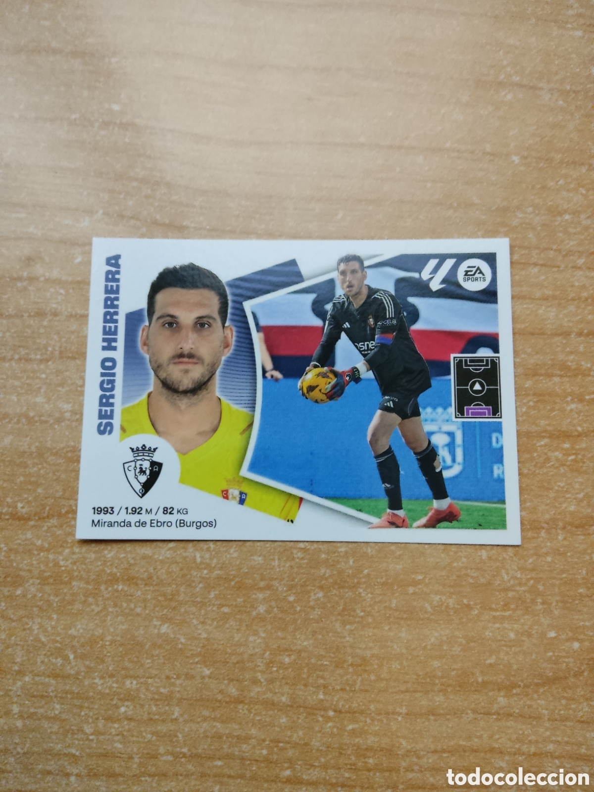 Cromos de f&uacute;tbol: 3 SERGIO HERRERA OSASUNA LIGA ESTE 2024 2025