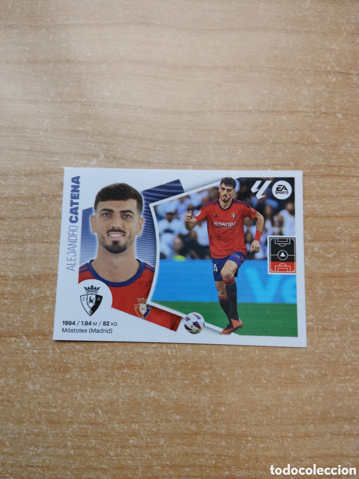 Cromos de f&uacute;tbol: 7 CATENA OSASUNA LIGA ESTE 2024 2025