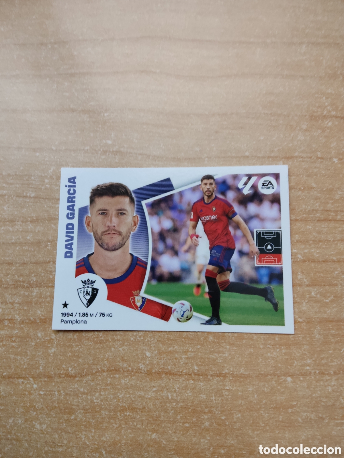 Cromos de Futebol: 8 DAVID GARCIA OSASUNA LIGA ESTE 2024 2025