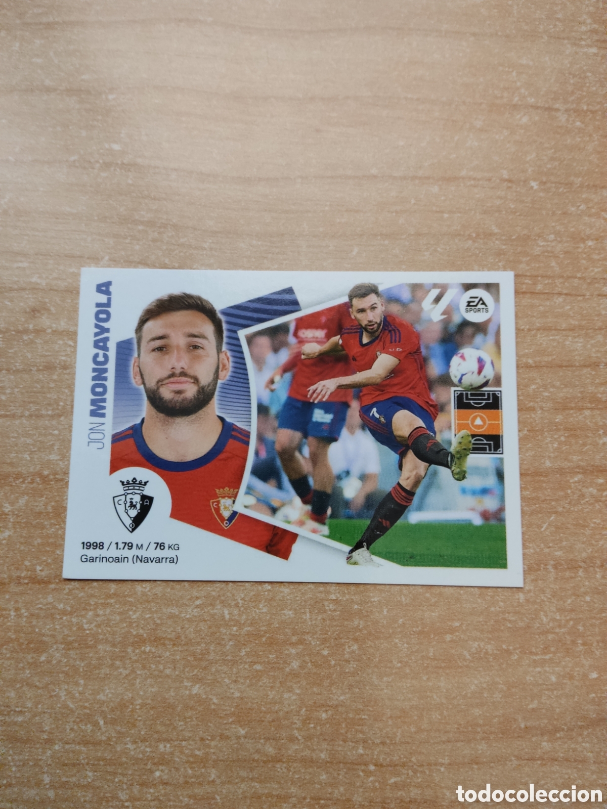 Cromos de f&uacute;tbol: 12 MONCAYOLA OSASUNA LIGA ESTE 2024 2025
