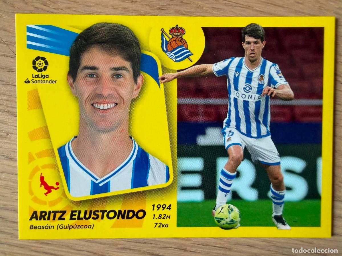 Cromos de f&uacute;tbol: 9 ARIT ELUSTONDO REAL SOCIEDAD 21 22 2021 2022 LIGA SANTANDER COLECCIONES ESTE SIN PEGAR STICKER